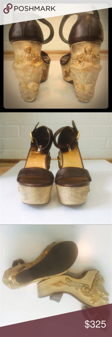 miu miu wooden baroque wedge|miu michael shoes women.